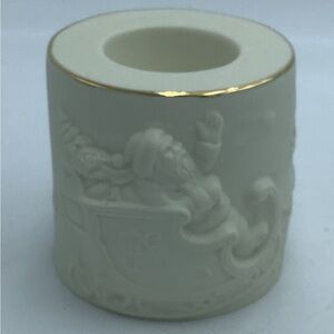 Lenox Radiant Light Santa Votive and Candle